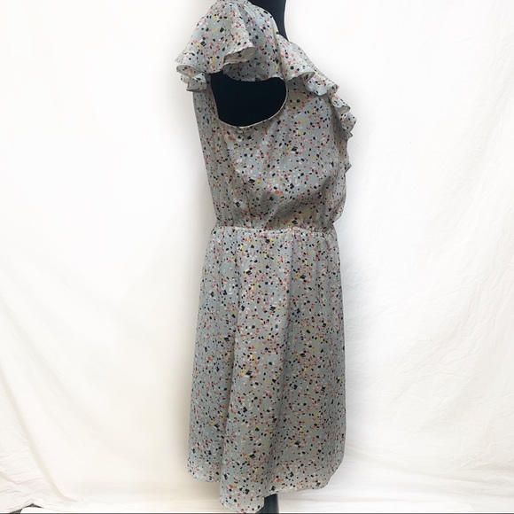 BCBGeneration green grey sleeveless dress - Picture 3 of 8